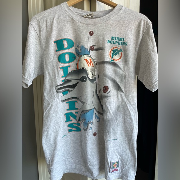 Vintage 90's NFL Miami Dolphins Tshirt Rare Size Large - Picture 4 of 5